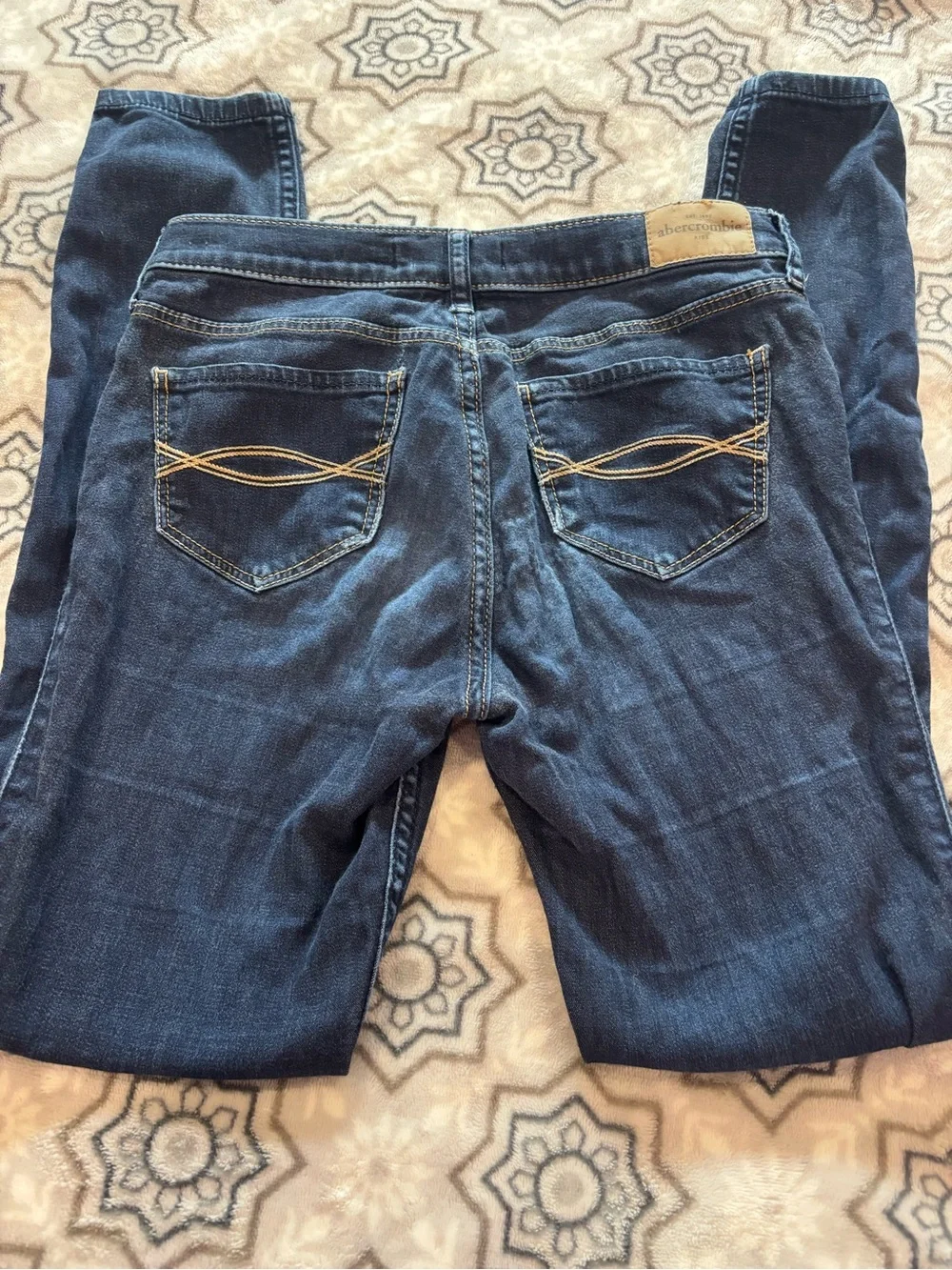 Abercrombie & Fitch Dark Blue Kids Skinny Jeans